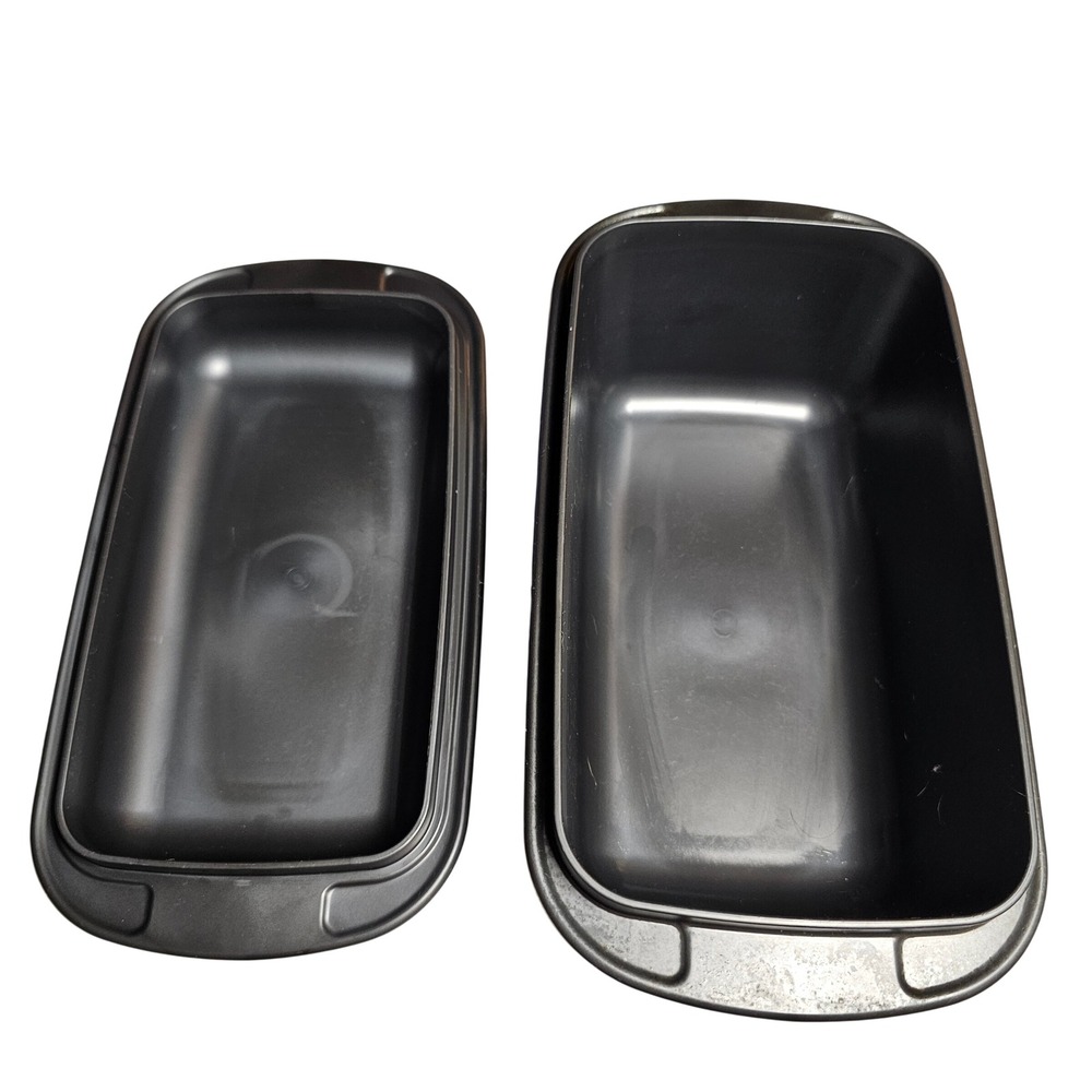 Tupperware Ultra Pro 1.9L Loaf Pan with Lid Charcoal Gray Microwave Oven Safe